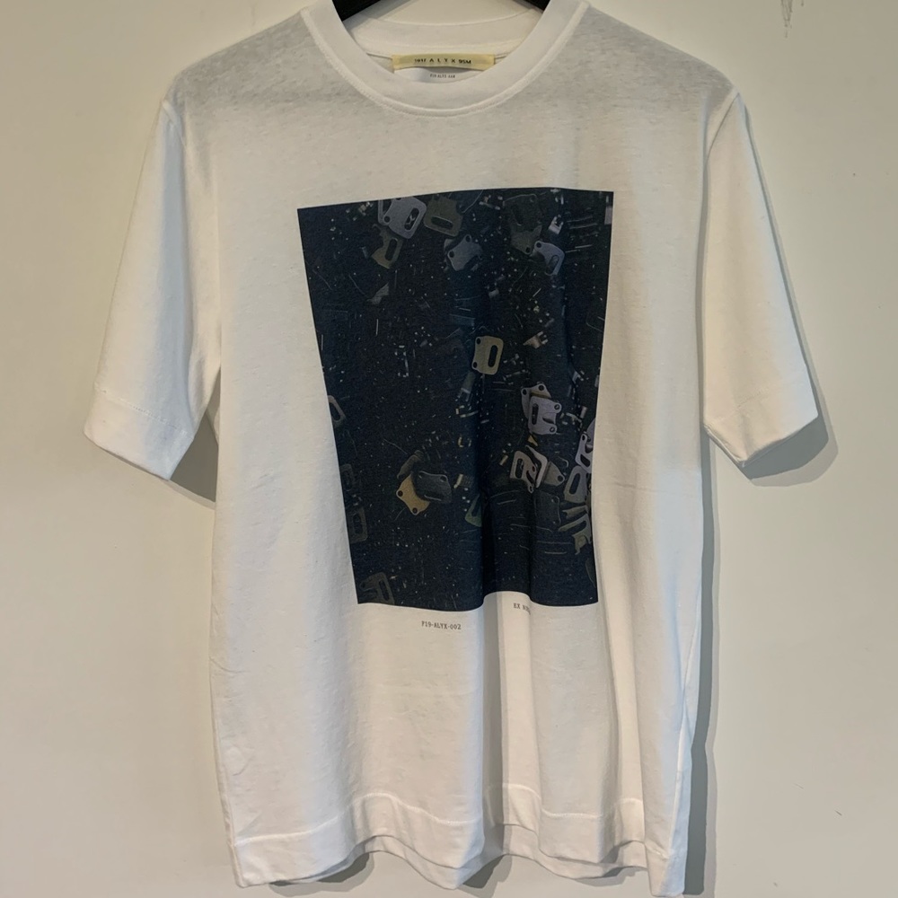 Alyx Studios S/S Buckle Print Tee - White